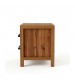 Toffee Timber Look Bedside Table with Drawers